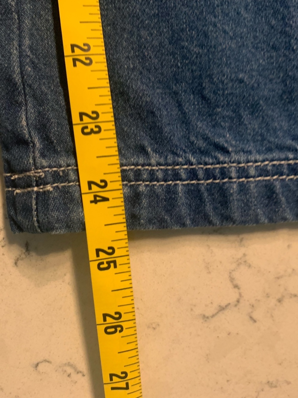 BDG Super Wide Leg Exposed Button Fly Cropped High Waisted Flare Jeans - 28 - Picture 11 of 14